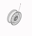 Steel rim 13 inch